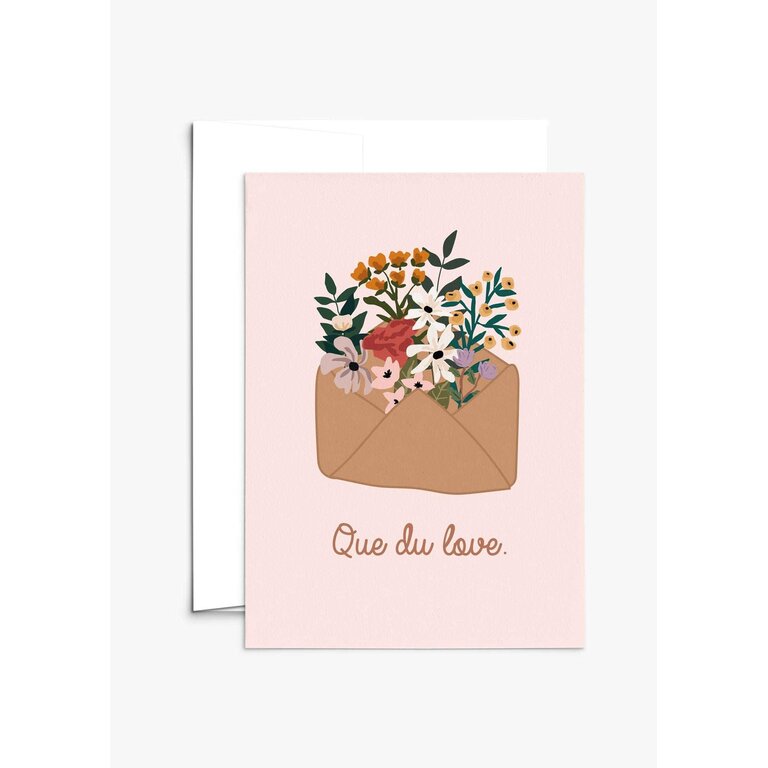 MIMI & AUGUST CARTE DE SOUHAITS - QUE DU LOVE