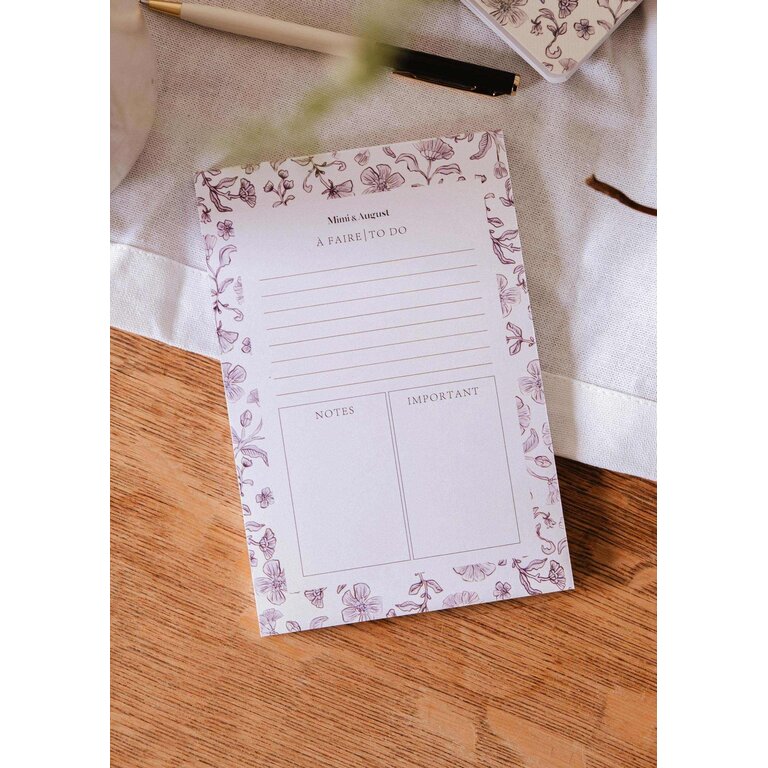 MIMI & AUGUST BLOC-NOTES - BLOSSOM