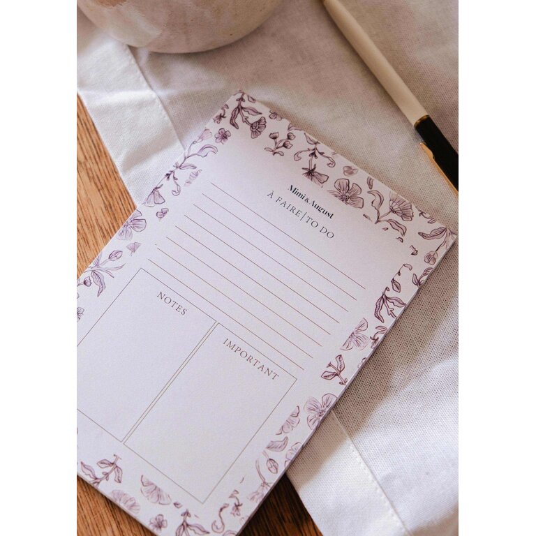 MIMI & AUGUST BLOC-NOTES - BLOSSOM