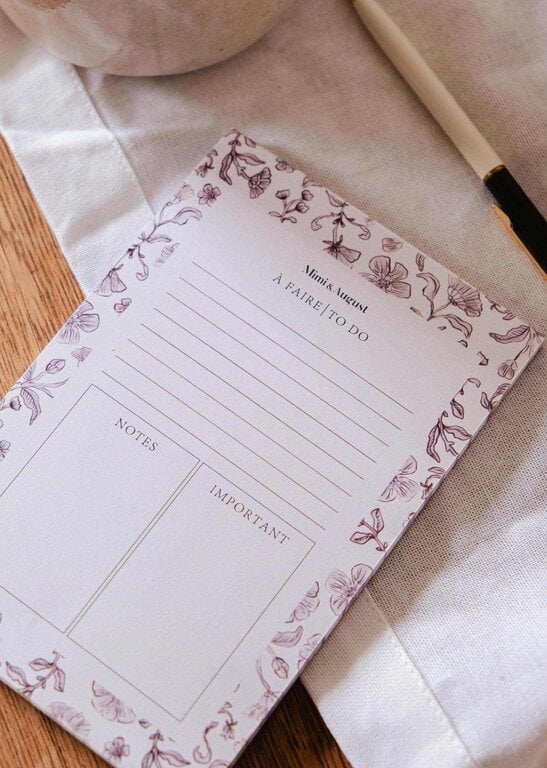 MIMI & AUGUST - BLOC-NOTES - BLOSSOM