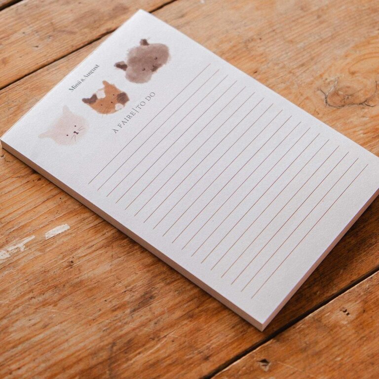 MIMI & AUGUST BLOC-NOTES - PURRFECT
