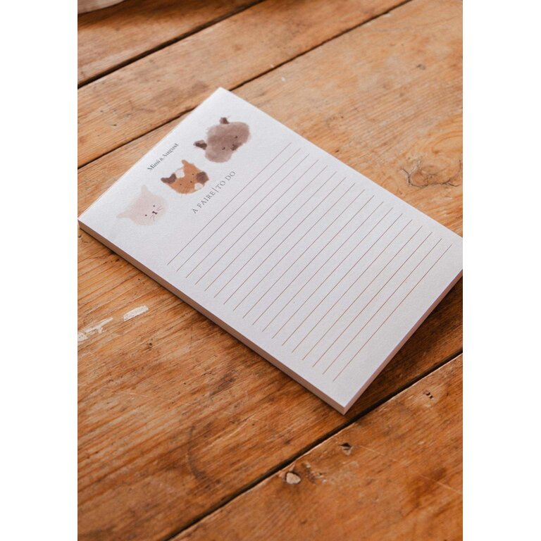 MIMI & AUGUST BLOC-NOTES - PURRFECT