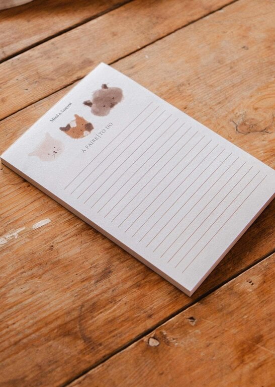 MIMI & AUGUST - BLOC-NOTES - PURRFECT