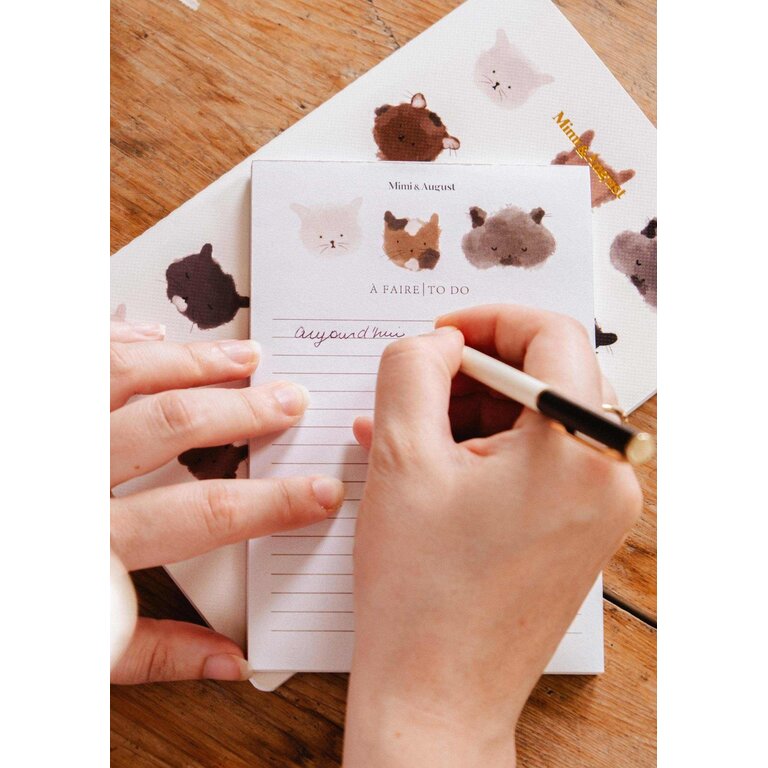 MIMI & AUGUST BLOC-NOTES - PURRFECT