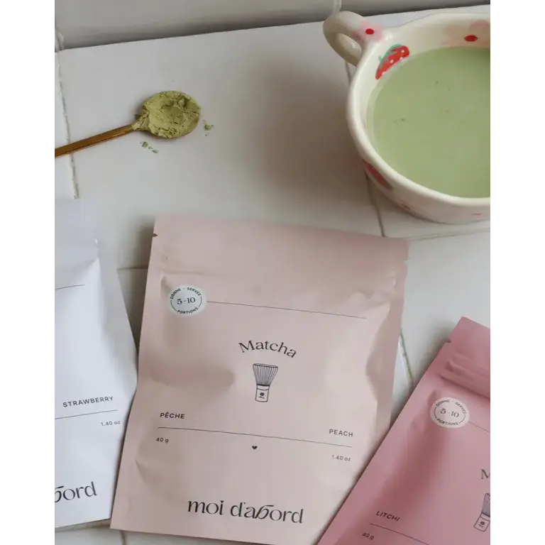 MOI D'ABORD THÉ MATCHA - PÊCHE