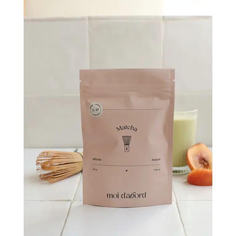 MOI D'ABORD THÉ MATCHA - PÊCHE