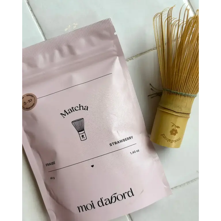 MOI D'ABORD THÉ MATCHA - FRAISE