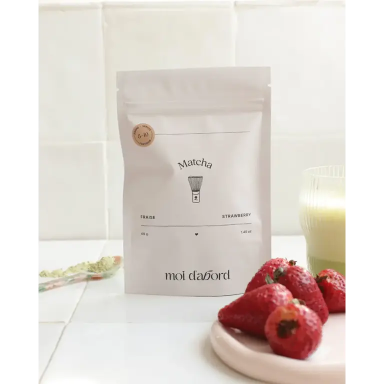 MOI D'ABORD MATCHA TEA - STRAWBERRY