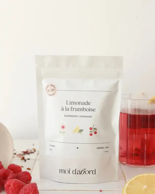 MOI D'ABORD MOI D'ABORD - TISANE - LIMONADE À LA FRAMBOISE