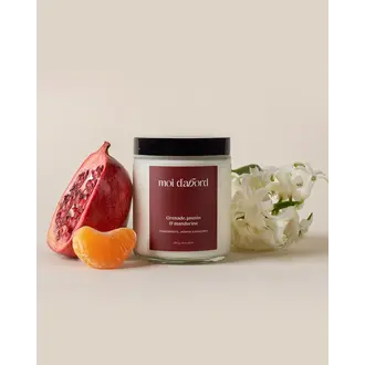 MOI D'ABORD BOUGIE DE SOJA - GRENADE, JASMIN & MANDRINE
