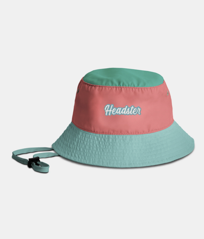 HEADSTER KIDS CHAPEAU BUCKET NYLON LAKESHORE - AQUAMARINE