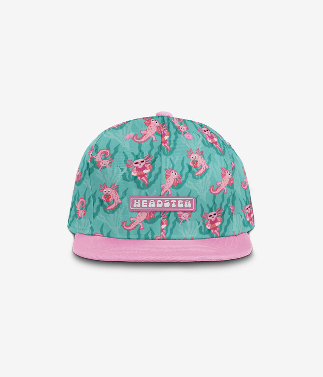 HEADSTER KIDS CASQUETTE SNAPBACK AXOLOTL DIP - LAGOONA BLUE