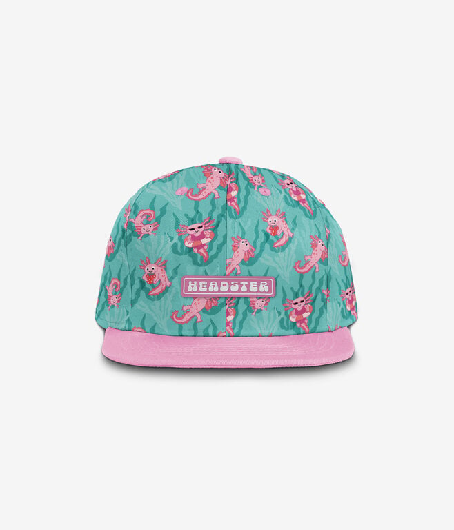 HEADSTER KIDS HEADSTER - CASQUETTE SNAPBACK AXOLOTL DIP - LAGOONA BLUE