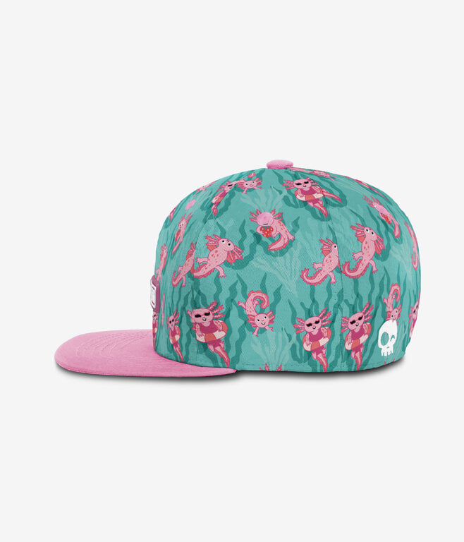 HEADSTER KIDS HEADSTER - CASQUETTE SNAPBACK AXOLOTL DIP - LAGOONA BLUE