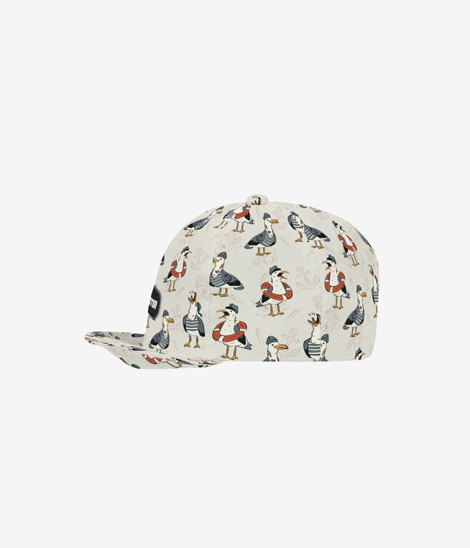 HEADSTER KIDS HEADSTER - CASQUETTE POUR BÉBÉ CAPTAIN SEAGULL - WHITE SAND