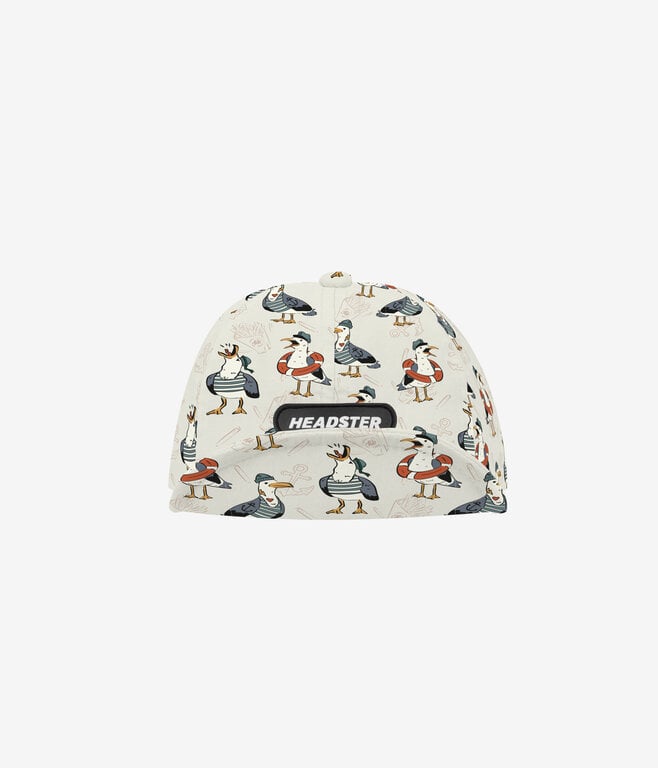 HEADSTER KIDS HEADSTER - CASQUETTE POUR BÉBÉ CAPTAIN SEAGULL - WHITE SAND