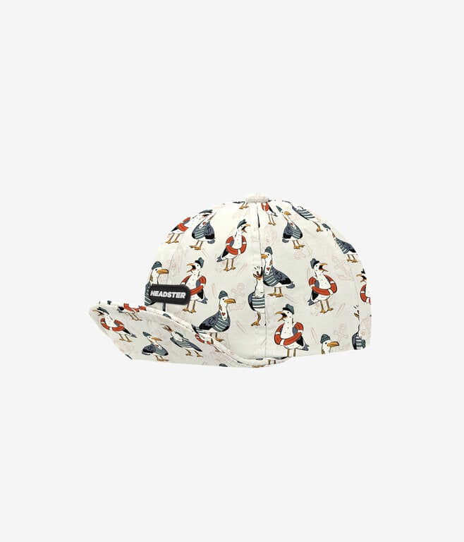 HEADSTER KIDS HEADSTER - CASQUETTE POUR BÉBÉ CAPTAIN SEAGULL - WHITE SAND