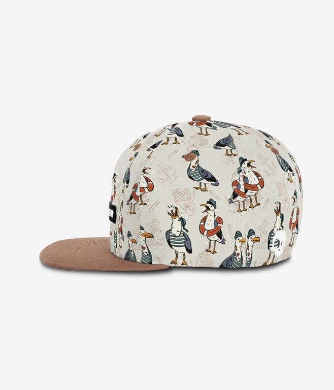 HEADSTER KIDS HEADSTER - CASQUETTE SNAPBACK CAPTAIN SEAGULL - WHITE SAND