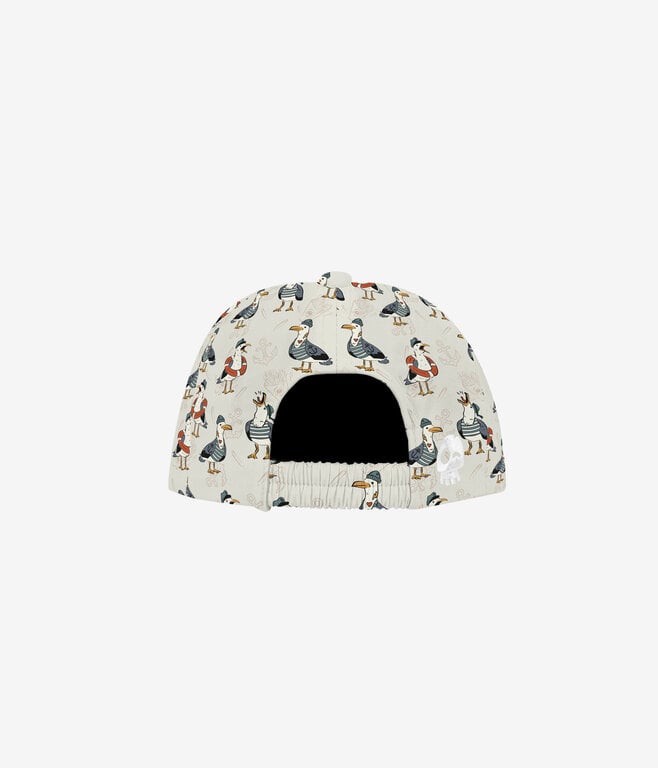 HEADSTER KIDS HEADSTER - CASQUETTE SNAPBACK CAPTAIN SEAGULL - WHITE SAND