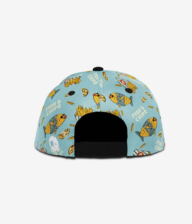 HEADSTER KIDS HEADSTER - CASQUETTE SNAPBACK FISH & CHIPS - CLEARWATER