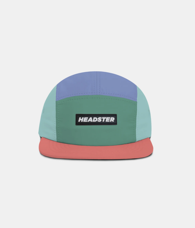 HEADSTER KIDS HEADSTER - CASQUETTE RUNNER NYLON FIVE PANEL - CORAL REEF