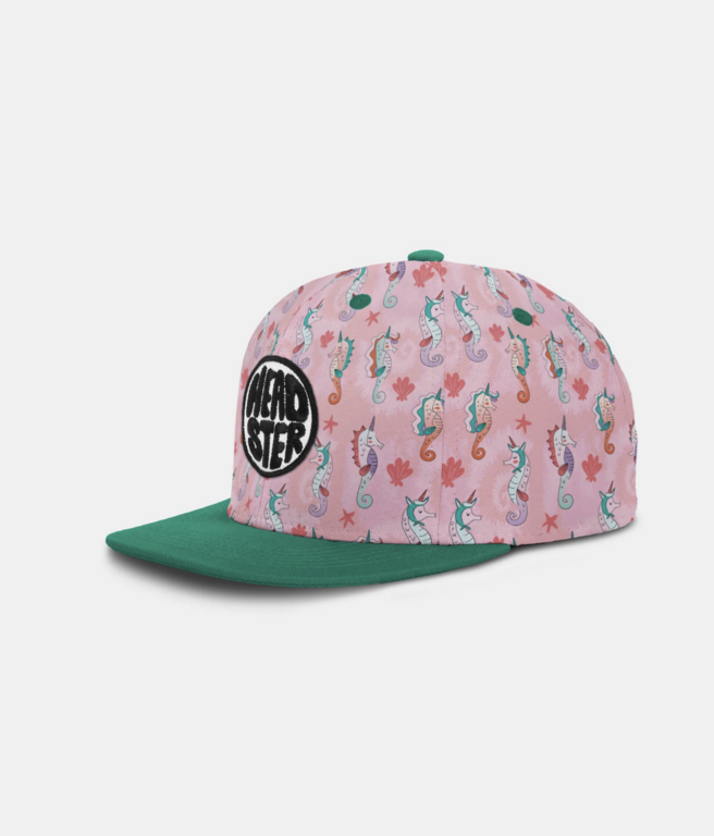 HEADSTER KIDS HEADSTER - CASQUETTE SNAPBACK SEAHORSE DREAMS - SMART PINK