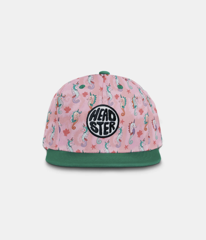 HEADSTER KIDS HEADSTER - CASQUETTE SNAPBACK SEAHORSE DREAMS - SMART PINK