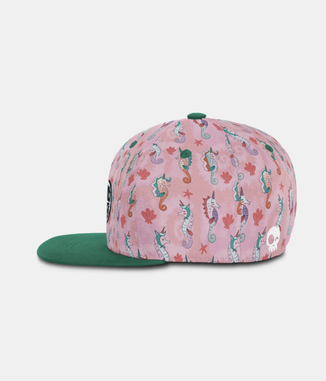 HEADSTER KIDS HEADSTER - CASQUETTE SNAPBACK SEAHORSE DREAMS - SMART PINK