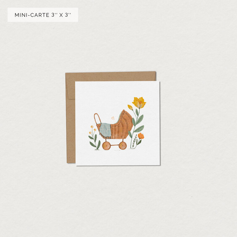 MIMOSA DESIGN MIMOSA - MINI CARTE DE SOUHAITS - LANDAU