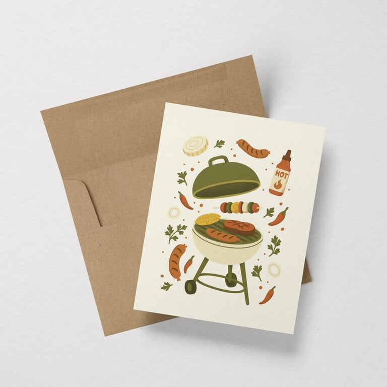 MIMOSA DESIGN CARTE DE SOUHAITS - GRILLADES