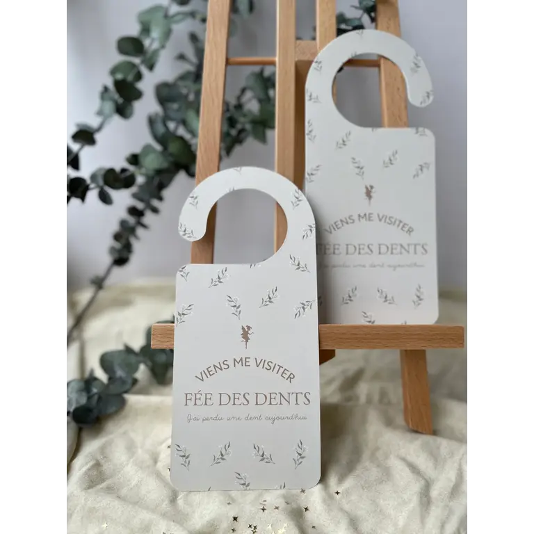 FAIRY & CO. MON ACCROCHE-PORTE - PETITES FEUILLES