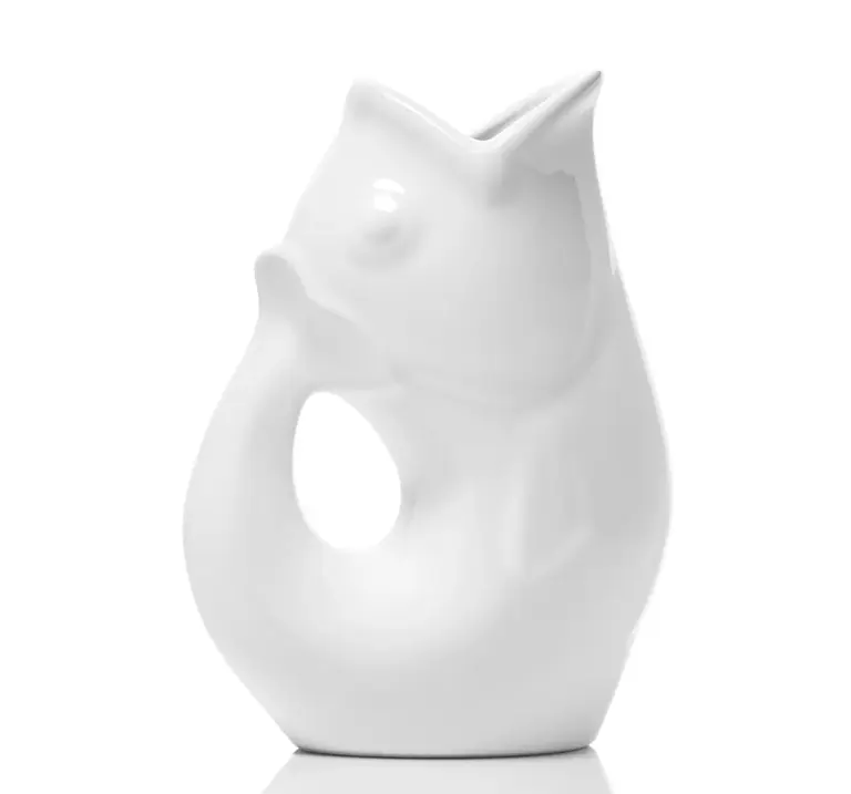 GURGLE POT GURGLE POT - PICHET À BOISSON 42 OZ - BLANC