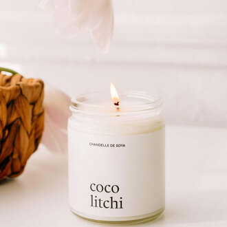 MARÉE CHANDELLE CHANDELLE DE SOYA 270 ML - COCO & LITCHI