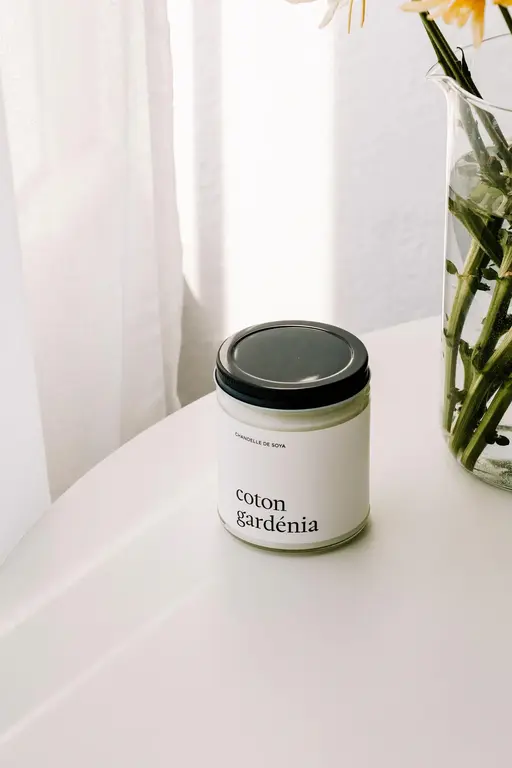 MARÉE CHANDELLE CHANDELLE DE SOYA 270 ML - COTON GARDÉNIA