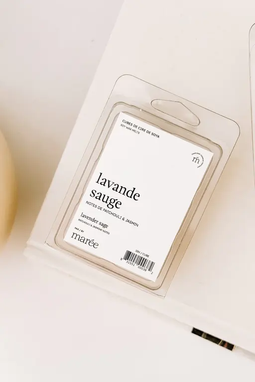 MARÉE CHANDELLE PASTILLES DE CIRE - LAVANDE SAUGE
