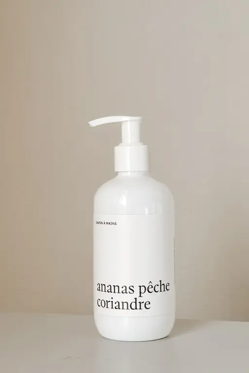 MARÉE CHANDELLE SAVON À MAINS -  ANANAS, PÊCHE ET CORIANDRE