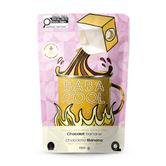 BABACOOL CHOCOLAT CHAUD EN POUDRE - CHOCOLAT BANANE