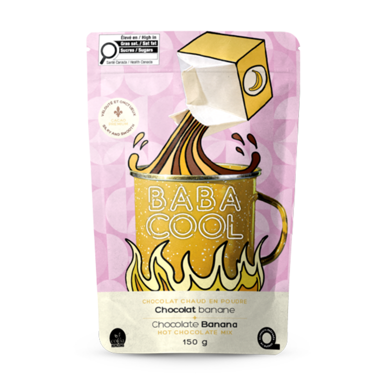 BABACOOL CHOCOLAT CHAUD EN POUDRE - CHOCOLAT BANANE
