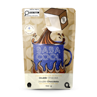 BABACOOL HOT CHOCOLATE POWDER - DOUBLE CHOCOLATE