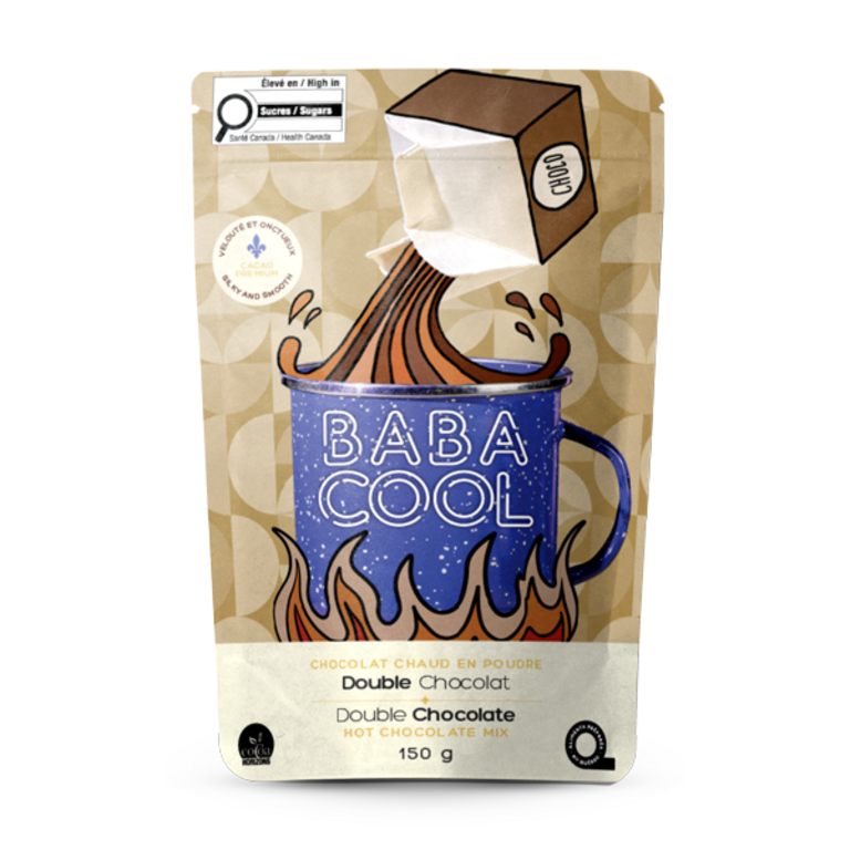 BABACOOL CHOCOLAT CHAUD EN POUDRE - DOUBLE CHOCOLAT