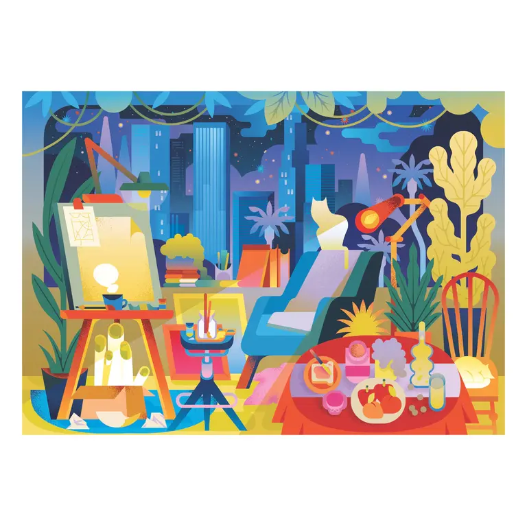 HOLIYAY 1000 PCS PUZZLE - STUDIO APARTMENT