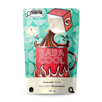 BABACOOL CHOCOLAT CHAUD EN POUDRE - CHOCOLAT FRAISE