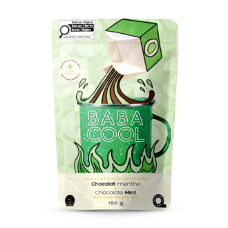 BABACOOL CHOCOLAT CHAUD EN POUDRE - CHOCOLAT MENTHE
