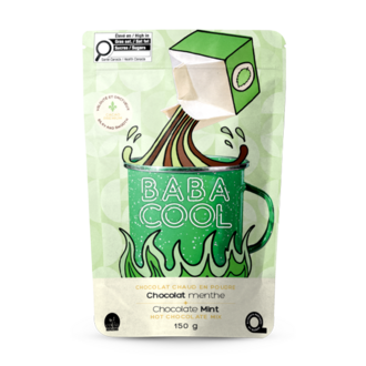 BABACOOL CHOCOLAT CHAUD EN POUDRE - CHOCOLAT MENTHE