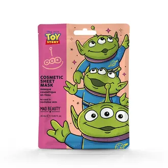 MAD BEAUTY MASQUE EN FEUILLE POUR LE VISAGE TOY STORY - ALIEN