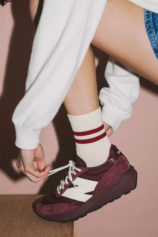 UNIFIED CHAUSSETTES GYM SOCKS - MIXED PINK STRIPE