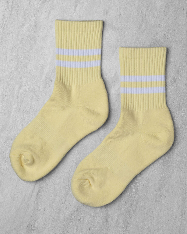 UNIFIED CHAUSSETTES GYM SOCKS - BUTTERCUP