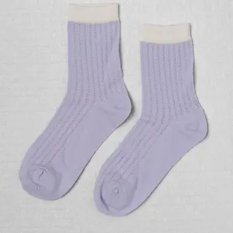 UNIFIED CHAUSSETTES SUNDAYS SOCKS - LAVENDER SOLID