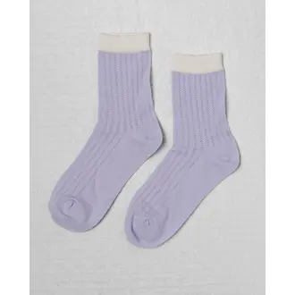 UNIFIED CHAUSSETTES SUNDAYS SOCKS - LAVENDER SOLID