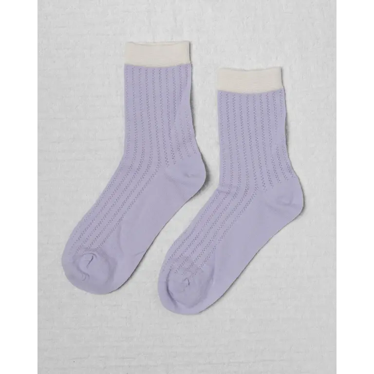 UNIFIED CHAUSSETTES SUNDAYS SOCKS - LAVENDER SOLID